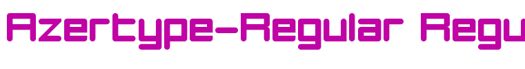 Azertype-Regular Regular